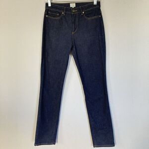Ann Mashburn Jeans 26 Dark Wash Slim Straight Leg‎ Stretch Denim Mid Rise